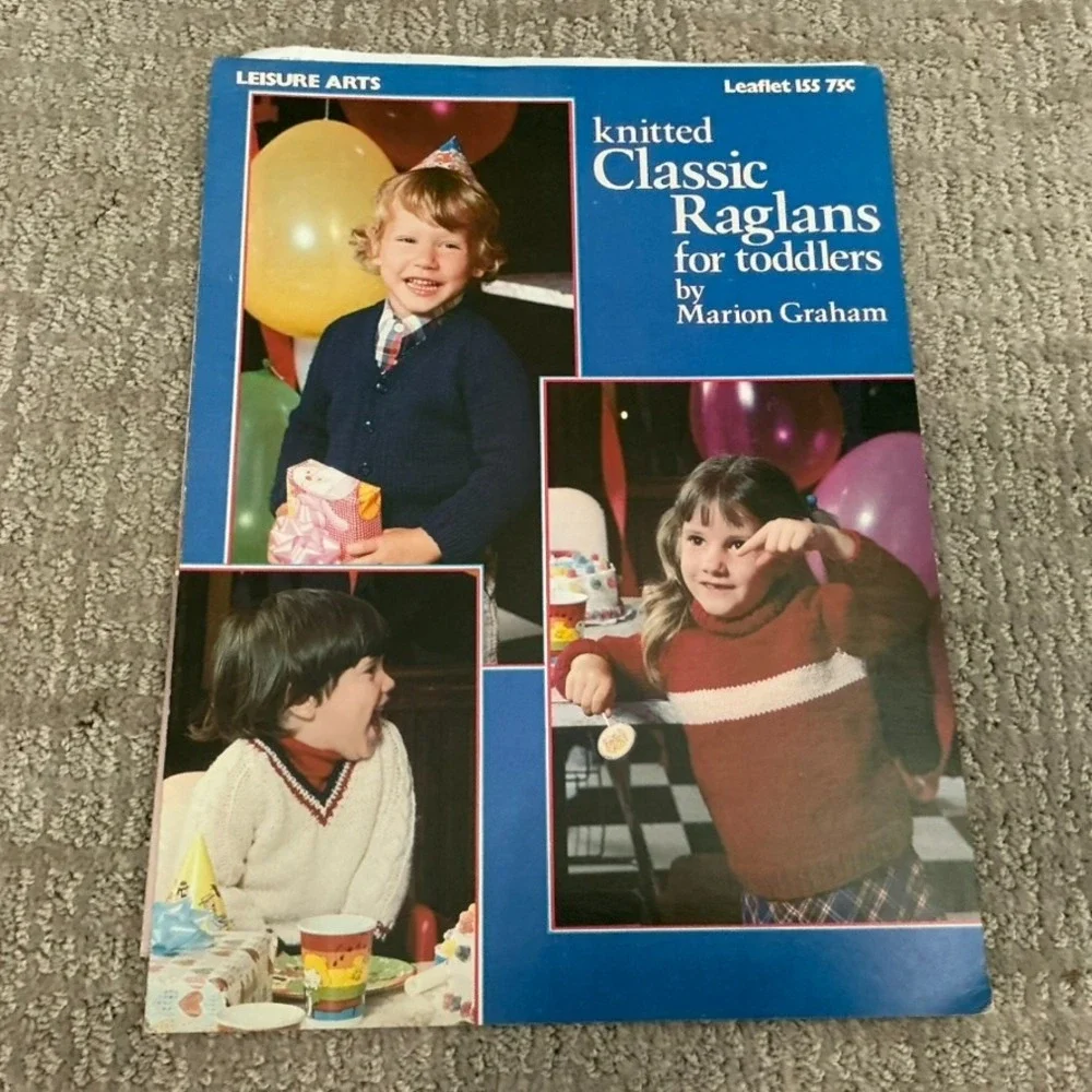 Lot 11 Vintage Knitting Crochet Pattern Books Baby Child Small World Finn Time